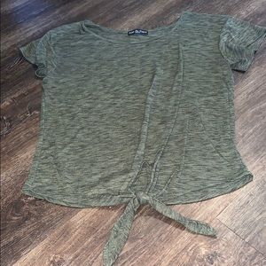 Kim & Cami Tie Front Tee